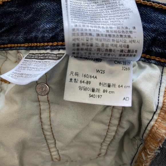 Levi’s denim shorts- size 25 - Picture 4 of 4